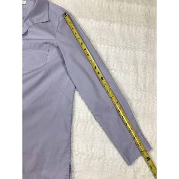 J Jill Womens Dress Shirt Size Small Button Front Long Sleeve Top Work Career - Picture 7 of 10